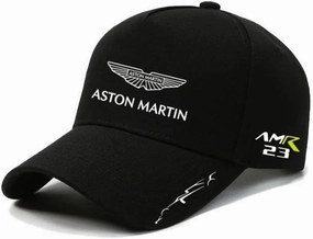 Car Baseball Cap for Aston mart-, Sun Hat Print Unisex Running Headgear, Adjustable Trucker Baseball Hat for Outdoor Sports Black