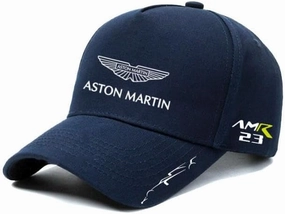 Car Baseball Cap for Aston mart-, Sun Hat Print Unisex Running Headgear, Adjustable Trucker Baseball Hat for Outdoor Sports Dark Blue