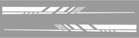Car Decal for Audi A4 A3 A6 C6 C5 A5 A1 A7 A8 Q5 Q7 Q3 Q1 TT TTS, Car Side Door Stickers Sport Stripe Vinyl Decor Dcals