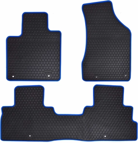 Car Floor Mats Custom Fit for Nissan Murano 2024 2023 2022 2021 2020 2019 2018 2017 2016 2015 Odorless Washable Heavy Duty Rubber (All Weather) Floor Liners Set Blue