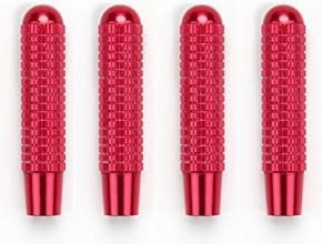 Car Modified Screw Thread Style Door Bolt Lock Pin Switch for Mercedes Benz A B GLA CLA 2016-2018 (Red)