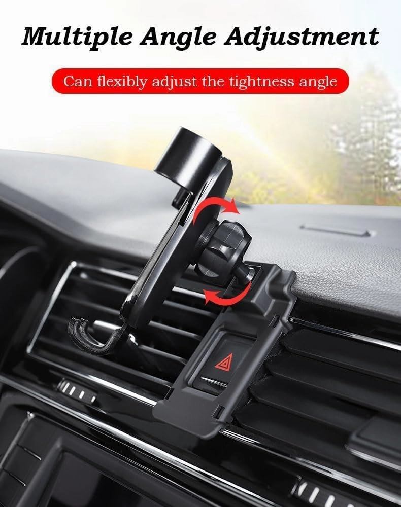 Car Phone Holder Mount for Nissan Sylphy 2012-2019/Sylphy Classic 2020-2024, 360° Rotation Mobile Phone Mount, Air Vent Car Mount Cradle, Adjustable Phone Holder for Dashboard, Windscreen(Color:A)