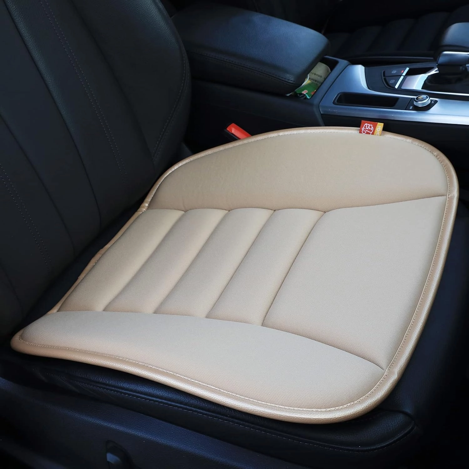 Car Seat Cushion Pad for Driving Seat Cushions for Office Chairs/Truck Memory Foam Seat Cushion Comfortable and Durable,Khaki
