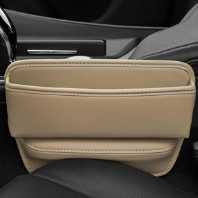 Car Seat Gap Filler Organizer, Leather Auto Console Side Storage Bag, Multifunctional Car Seat Case Automotive Accessories, Adjustable Seats Gap Filler for Holding Phones, Glasses, Keys