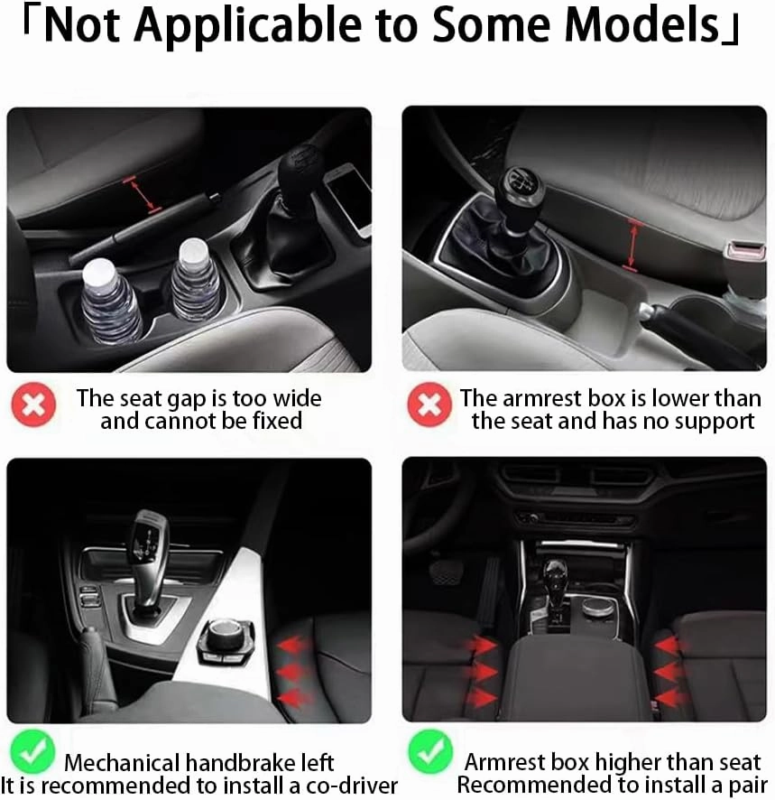 Car Seat Gap Storage Box for Mini Paceman R61 Cooper/D/S/SD/JCW 3-Door 2013 2014 2015 2016, Car Storage Box Seat Gap Storage Box Car Clamp Storage Bag Neat Car Supplies