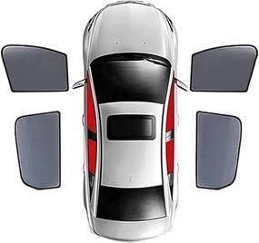 Car Window Shades for Mazda BIANTE, Breathable Sunshade Screens Durable Magnetic Fully Covered UV Protection Car Accessories,4pcs