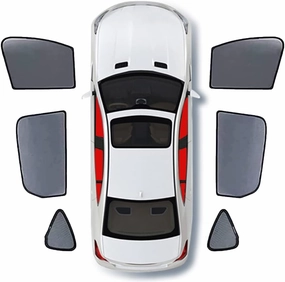 Car Window Sunshade for Mazda BIANTE Half Shade Car Interior Curtain Stretchable Breathable Sunshade Screens Durable Car Accessories,6pcs