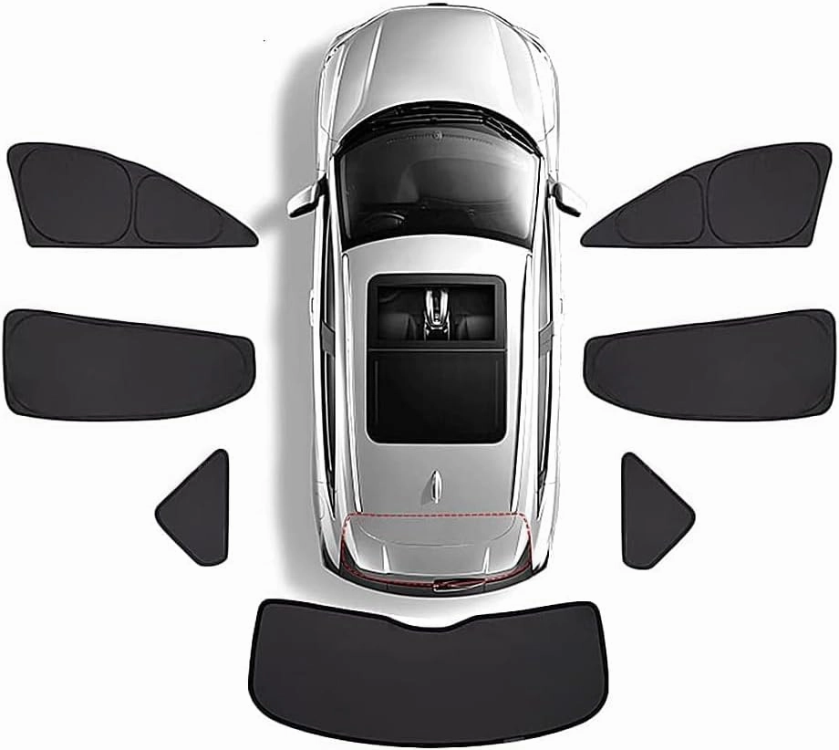 Car Window Sunshade for Suzuki Super Vitra Before-2014 Full Shading Car Interior Curtain Stretchable Breathable Sunshade Screens Durable Car Accessories,7pcs