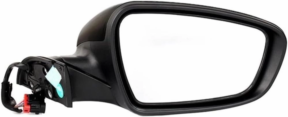 Car Wing Mirror Unit Car Rearview Mirror Assembly for Kia for K3 K3S 2012-2016 2017 2018 Auto Mirror Turn Signal Folding Electric Adjustment Full Door Wing Mirror(Grey,Left 6 Pins)