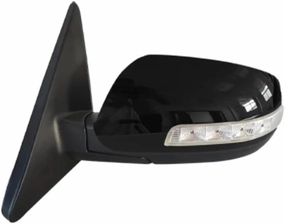 Car Wing Mirror Unit for Kia for Sorento 2009-2011 2012 2013 2014 with Turn Signal Light Electric Folding Heating 9 Wire Car Rearview Mirror Assembly Full Door Wing Mirror(5,Only Right)
