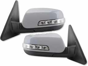 Car Wing Mirror Unit Rearview Mirror Assembly Turn Signal for KIA for Sorento XM 2011 2012 2013 2014 Side Light Electric Folding Heating Light Mirror Full Door Wing Mirror