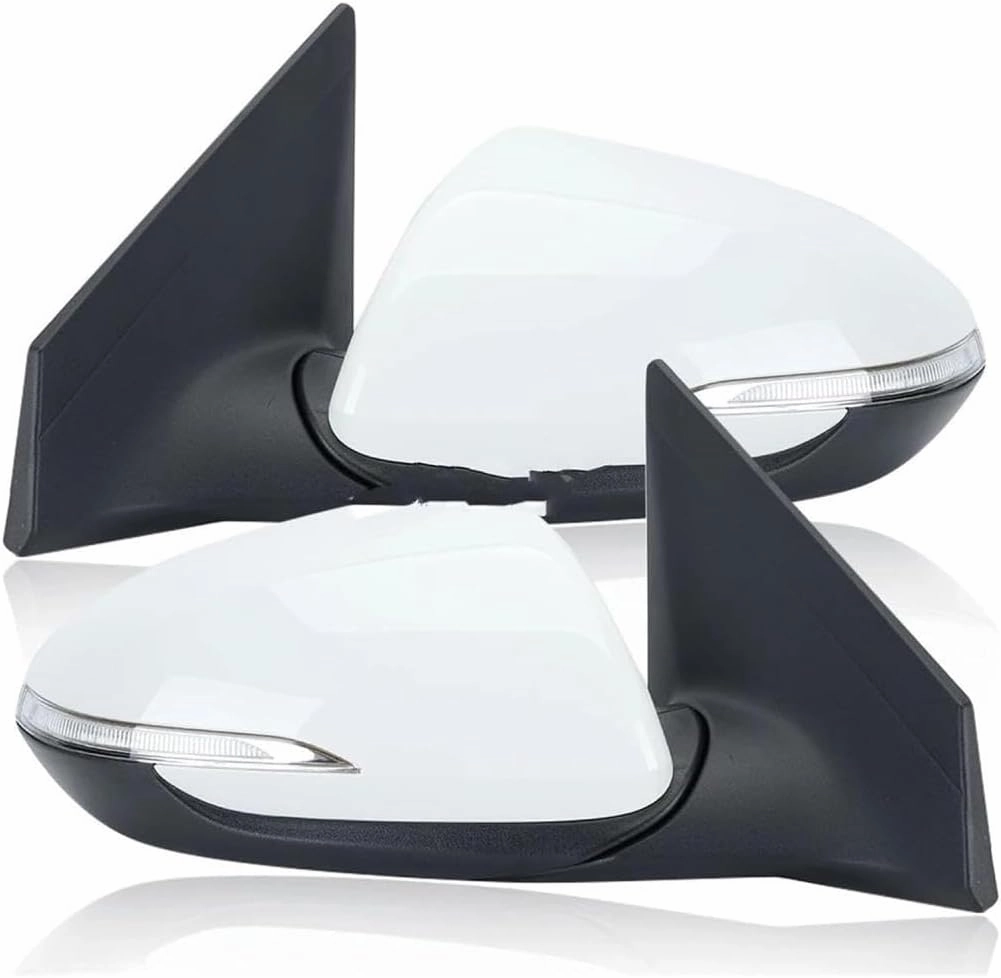 Car Wing Mirror Unit Side Mirror for Hyundai for Elantra 2017 2018 Heated Rearview Mirrors Turn Signal Light Auto Car Electric Fold Assembly Full Door Wing Mirror(8pins Right)