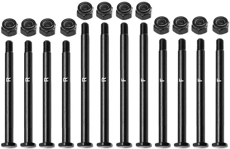 Carbon Alloy Steel Hardened Front Rear Suspension Arm Pin Set for Traxxas Mini Maxx Monster Truck-107154-1 RC Car