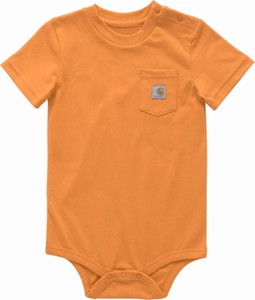Carhartt Baby Sort Sleeve Pocket Bodysuit