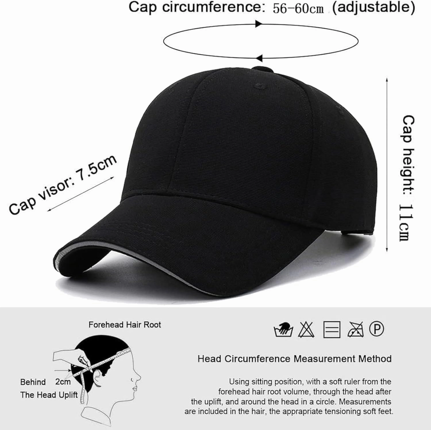 Cars Baseball Caps, for Citroen Elysee 2008-2013 Casual Baseball Cap Lightweight Adjustable Baseball Cap,Decoration Accessories,C