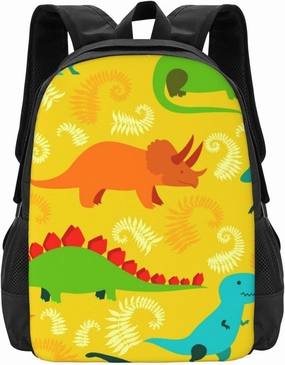Cartoon Dinosaur Lightweight Packable Backpack Travel Casual Hiking Daypack Foldable Backpack For Men Women