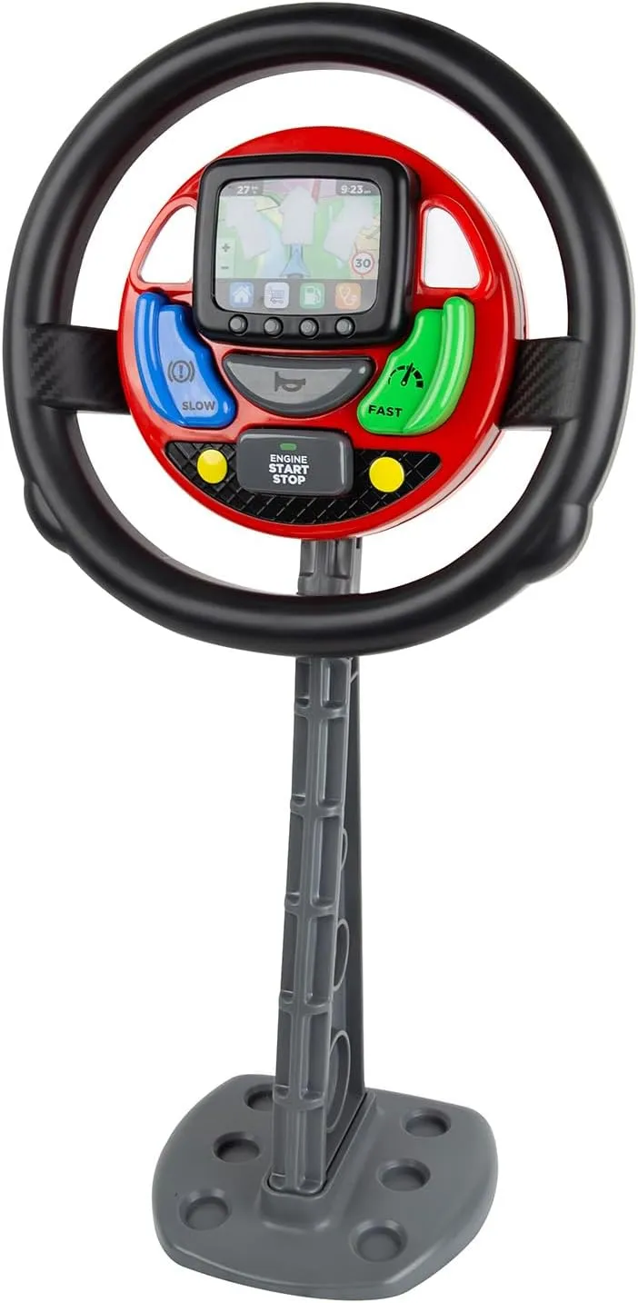 Casdon GPS Steering Wheel. Interactive Driving Toy for Kids 3 . Features Spoken Commands & Realistic Sounds. Boosts Motor Skills