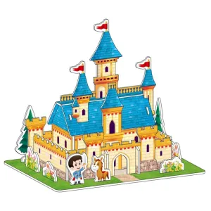 'Castle and Cute Prince' 3D Wood Jigsaw Puzzle