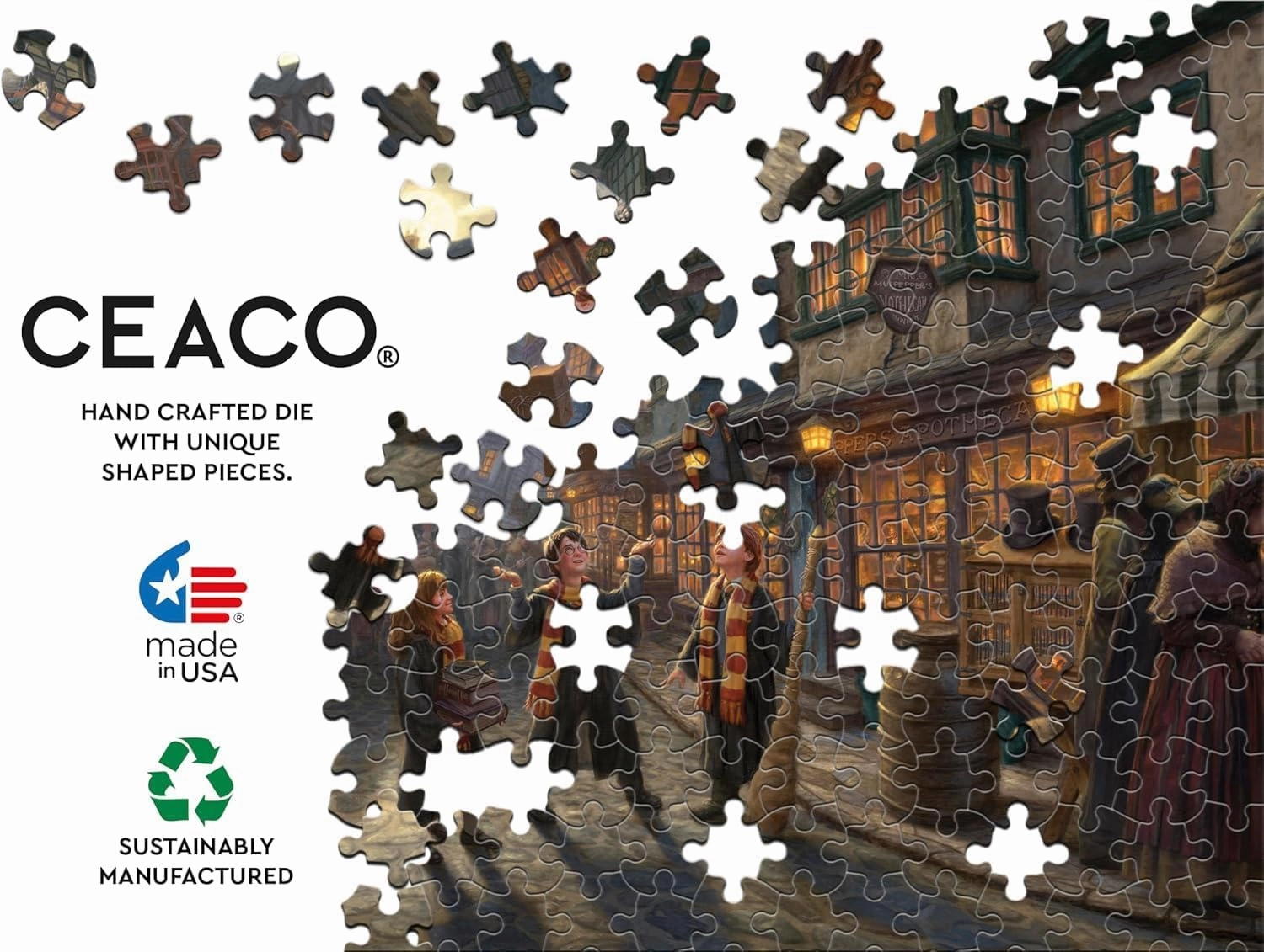 Ceaco - Thomas Kinkade - Harry Potter - Hogwart's Castle - 1500 Piece Jigsaw Puzzle