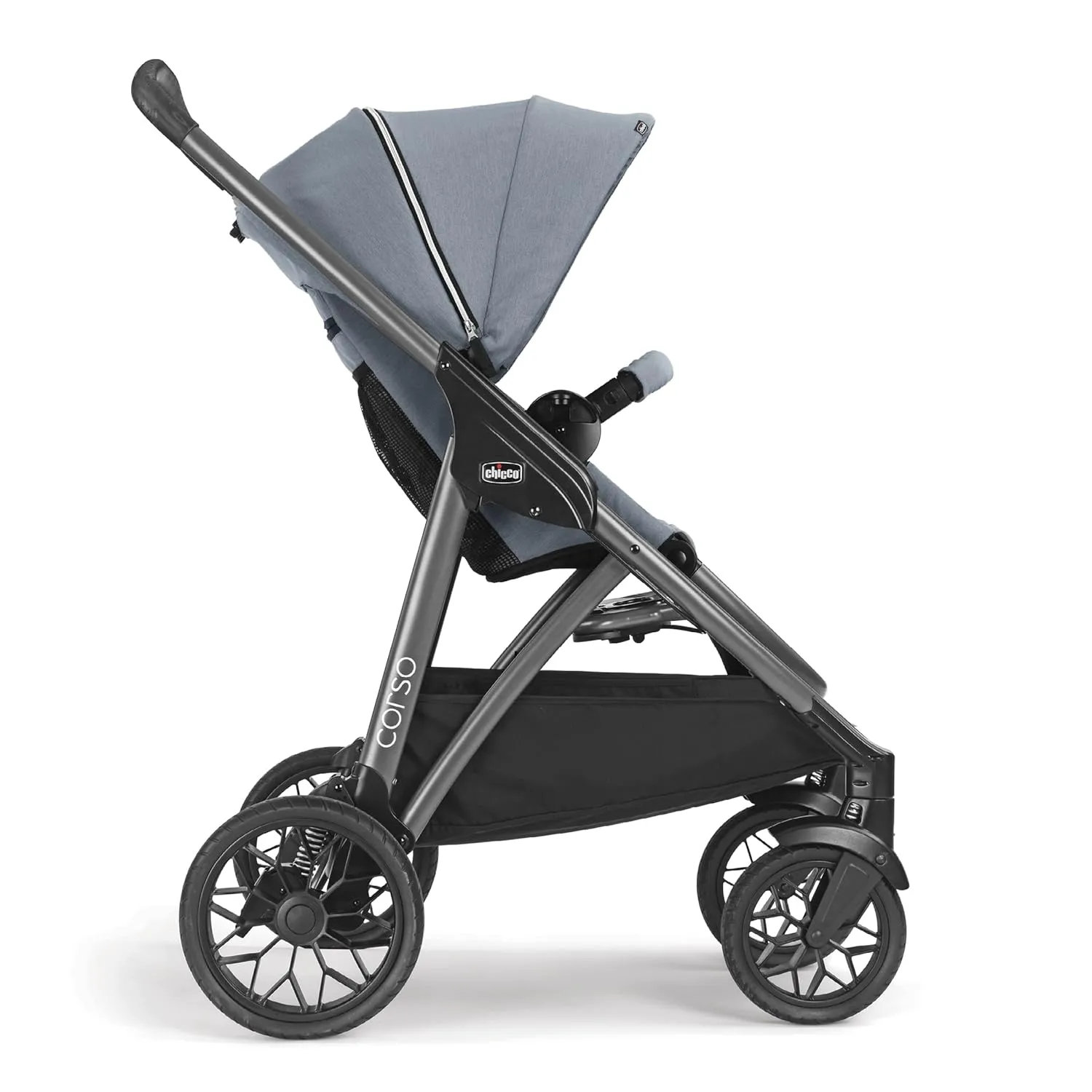 Chicco Corso Modular Quick-Fold Stroller - Staccato | Black