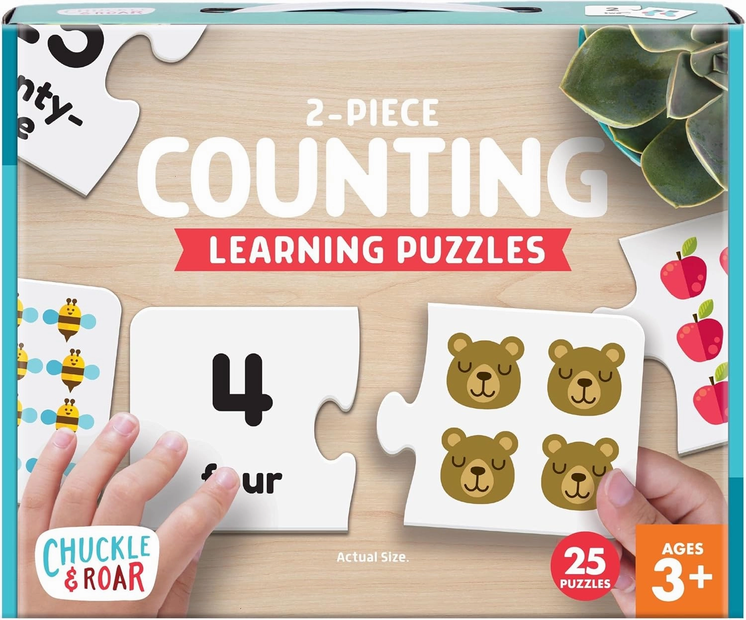 Chuckle & Roar Educational Puzzle Counting and Matching 25 PC Edition