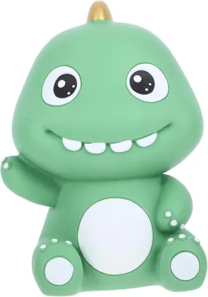 Ciieeo Dinosaur Piggy Bank for Boys and Girls Unbreakable Coin Jar Vinyl Coin Container Decorative Money Box