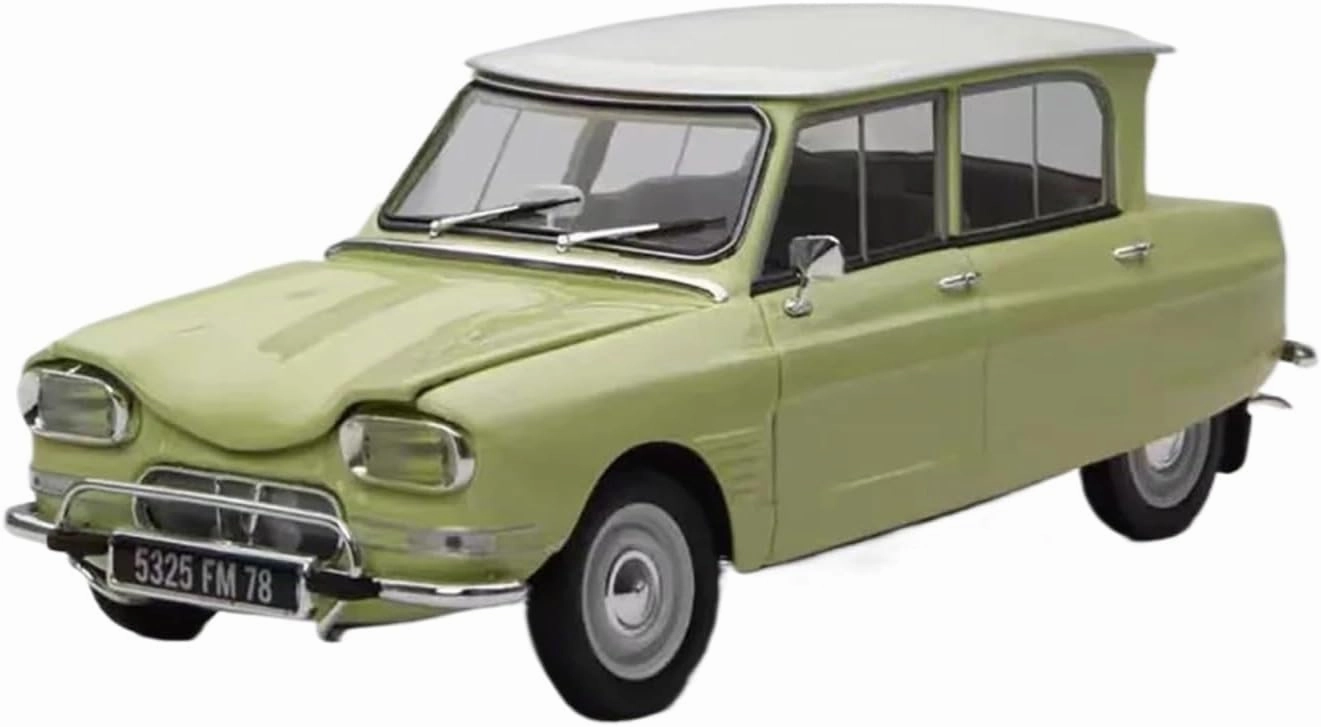 Citroen Ami 6 Series 1:18 Die-cast Alloy Classic Cars Simulated Metal Car Models Souvenir Collection