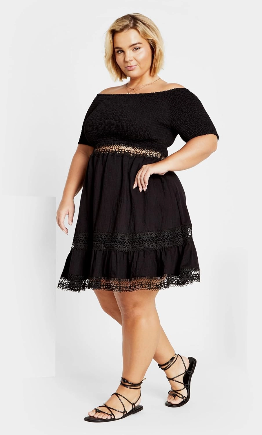 City Chic Women's Plus Size Dress-Aura
