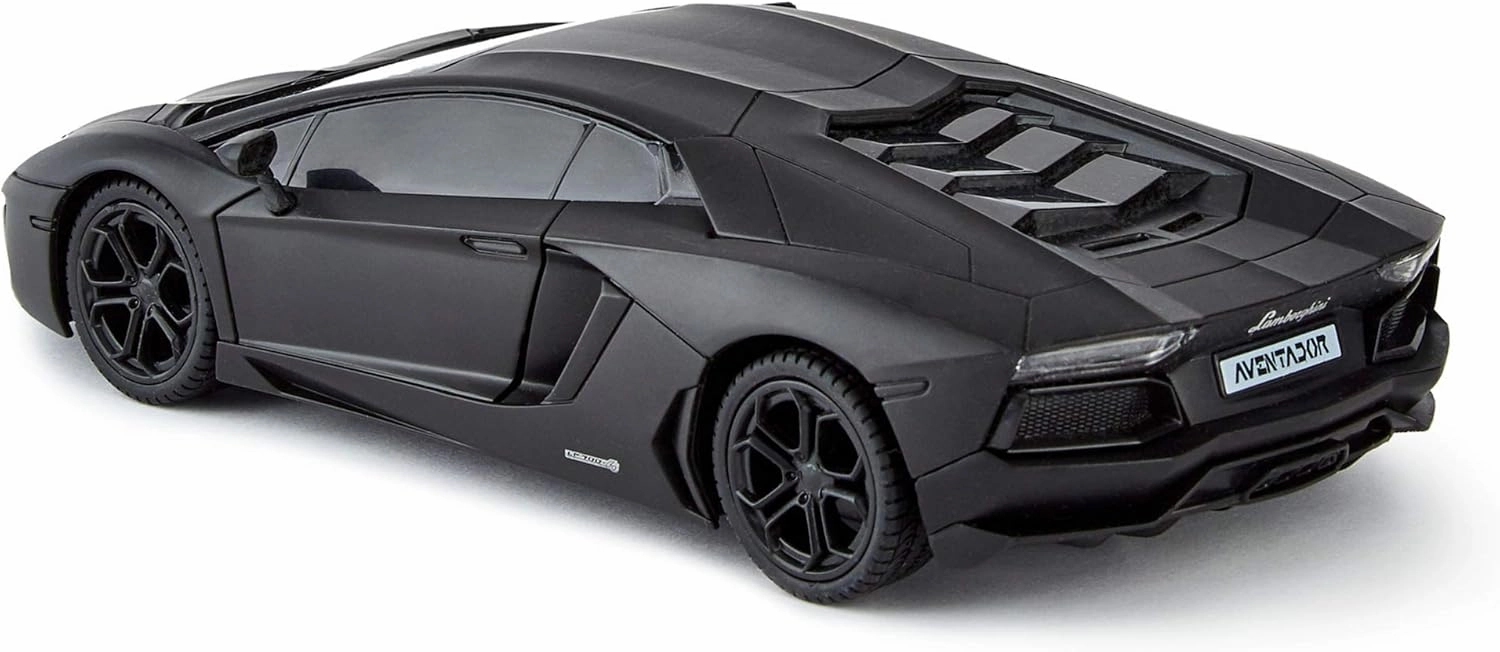 CMJ RC Cars Lamborghini LP700-4 Remote Control RC Car Officially Licensed 1:24 Scale Working Lights 2.4Ghz. Great Kids Play Toy Auto (Black)