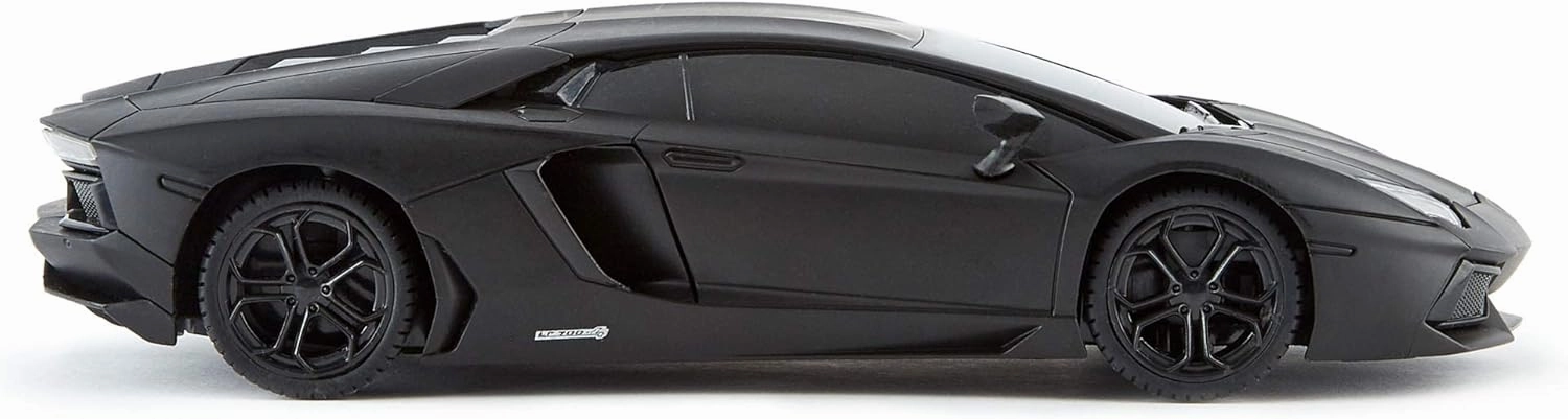 CMJ RC Cars Lamborghini LP700-4 Remote Control RC Car Officially Licensed 1:24 Scale Working Lights 2.4Ghz. Great Kids Play Toy Auto (Black)