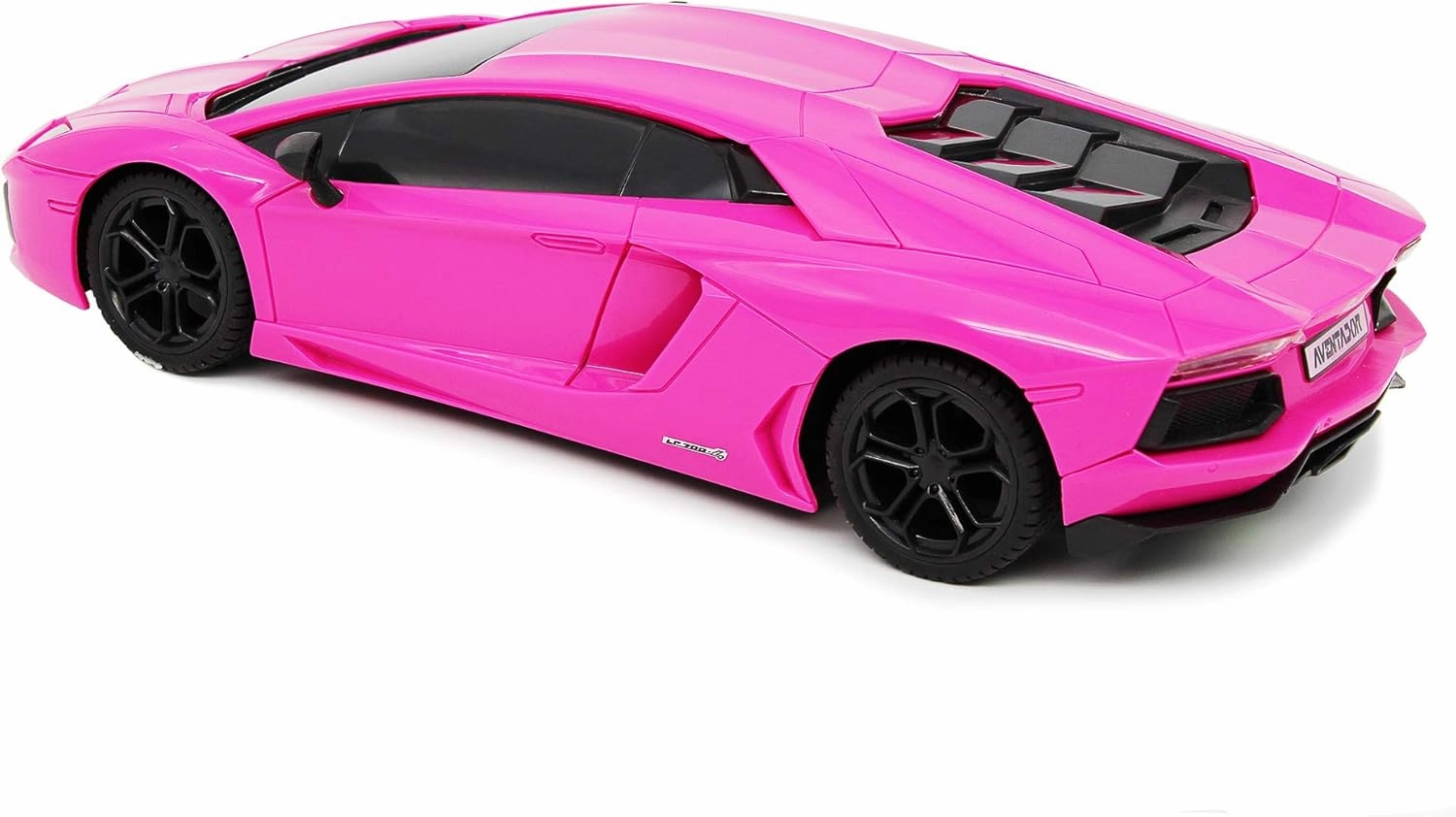 CMJ RC Cars Lamborghini LP700-4 Remote Control RC Car Officially Licensed 1:24 Scale Working Lights 2.4Ghz. Great Kids Play Toy Auto (Pink)