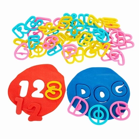 Colorations Alphabet & Number Cutter Set - 41 Pieces