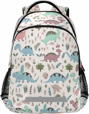 Colourful Dinosaur Design Waterproof Backpack - Casual Outdoor Sports Daypack with Ergonomic Shoulder Straps#207
