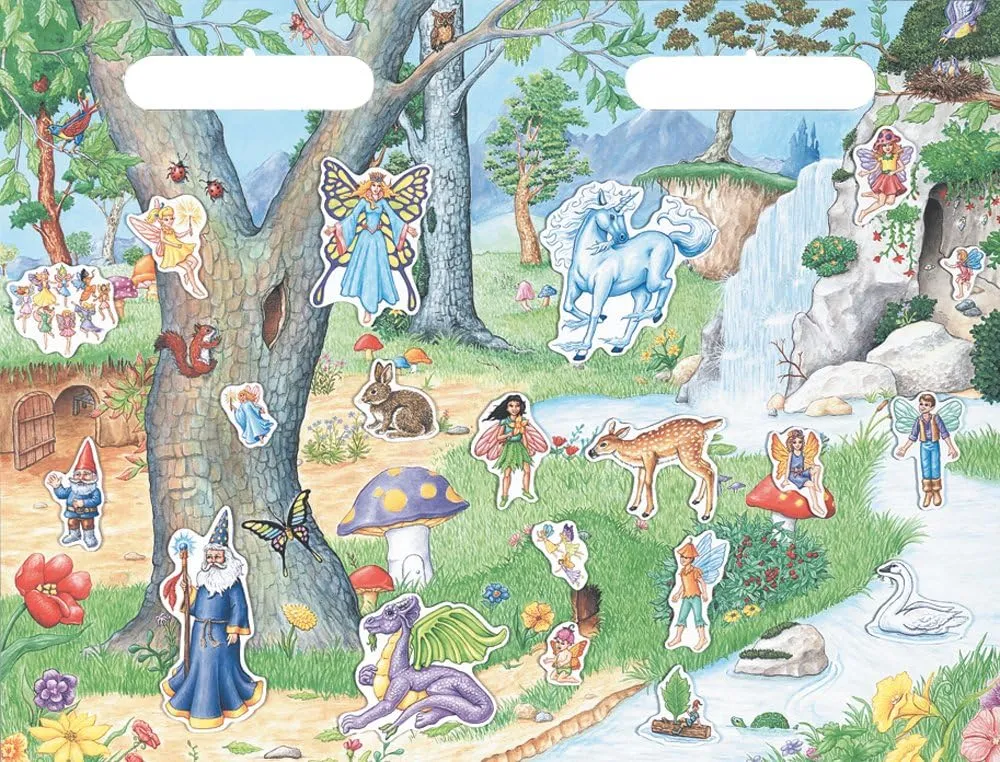 Create-A-Scene — Fairies Magnetic Playset — Portable Mess-Free Magnet Activities — Creative Fun — For Ages 3 