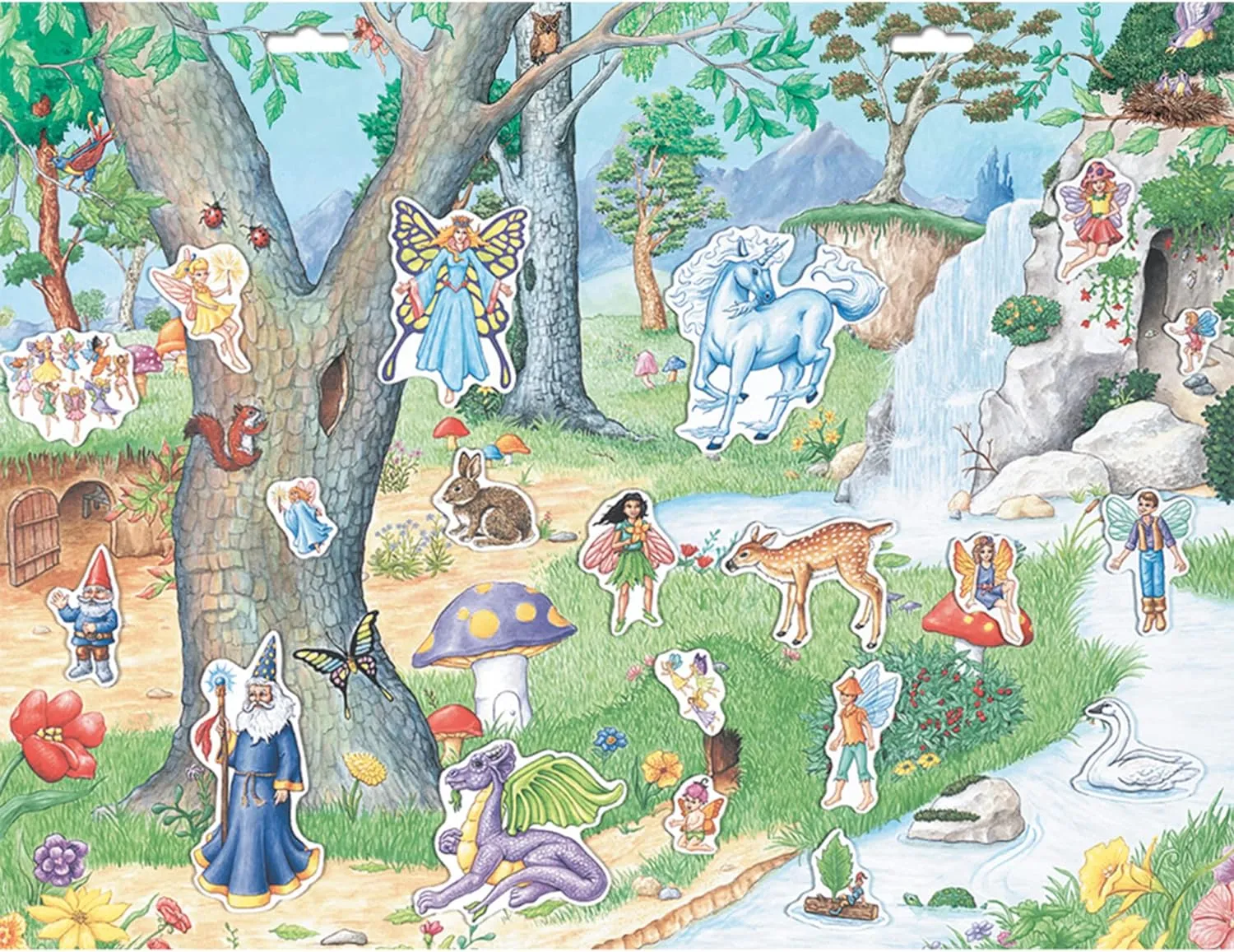 Create-A-Scene — Fairies Magnetic Playset — Portable Mess-Free Magnet Activities — Creative Fun — For Ages 3 