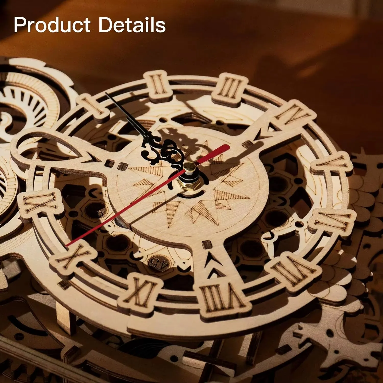Create Lasting Memories with the ROKR 3D Wooden Puzzle Owl Clock Model Building Kit for Kids and Adults