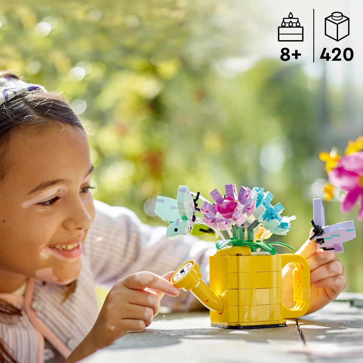 Creator Flowers in Watering Can