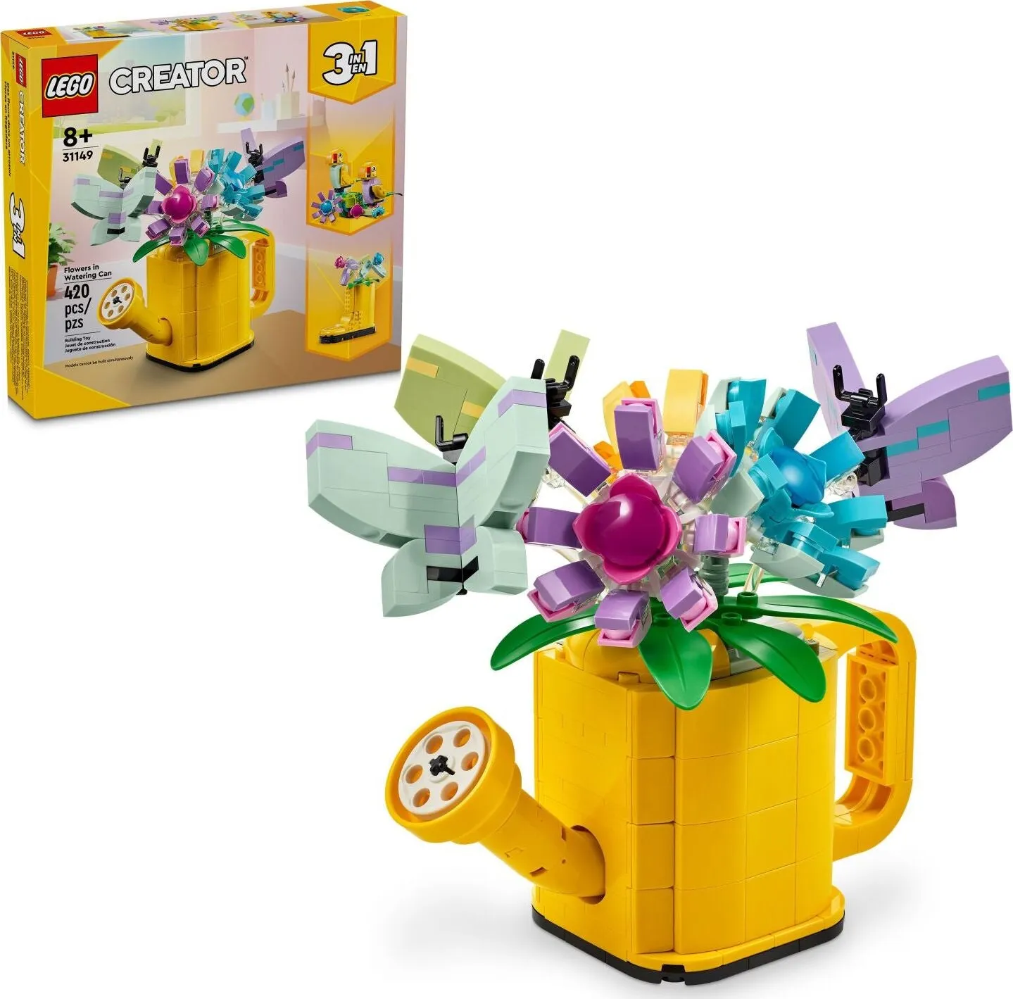 Creator Flowers in Watering Can