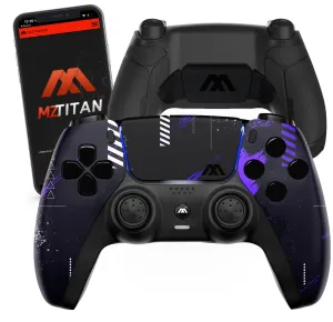 Custom Modded Controller for PS5 with Anti Recoil Mode - Remappable Paddles - Interchangeable Thumbsticks - Hair Triggers - Tactical Buttons - Wireless Joystick for PlayStation 5 with Esports