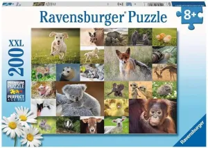 Cute Animal Babies 200pc XXL Puzzle