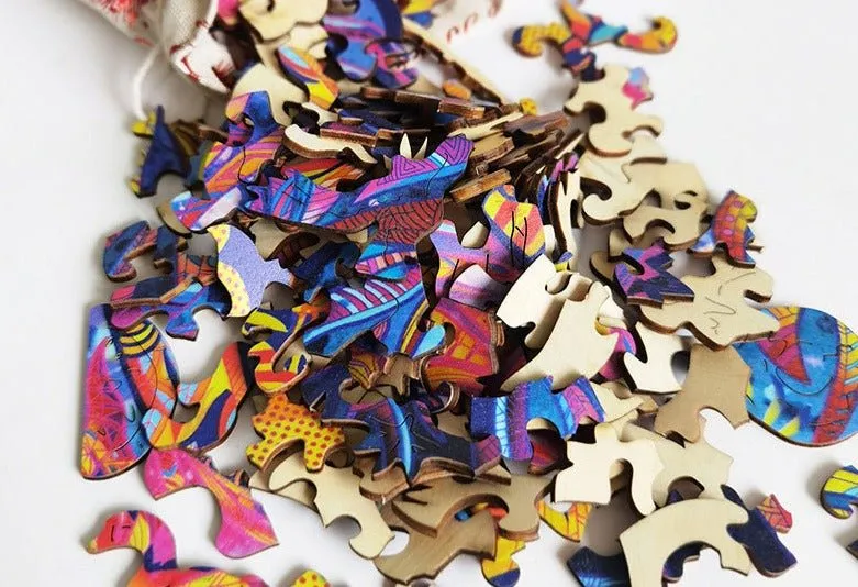 Cute Beagle Head 3D Wood Jigsaw Puzzle