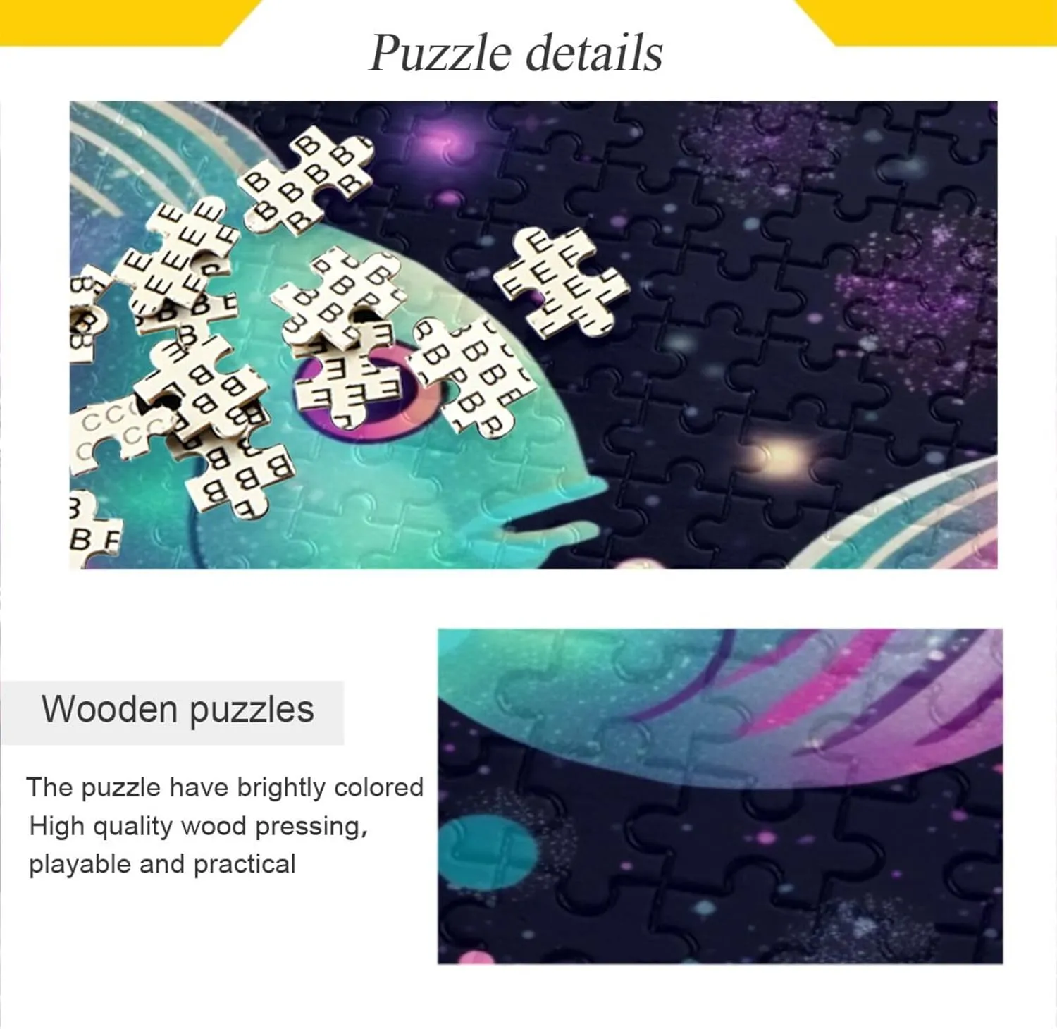 Cute Fish Jigsaw Puzzle for Kids Adults 1000 Piece Wooden Puzzle Educational Games Toy Gifts Home Decor