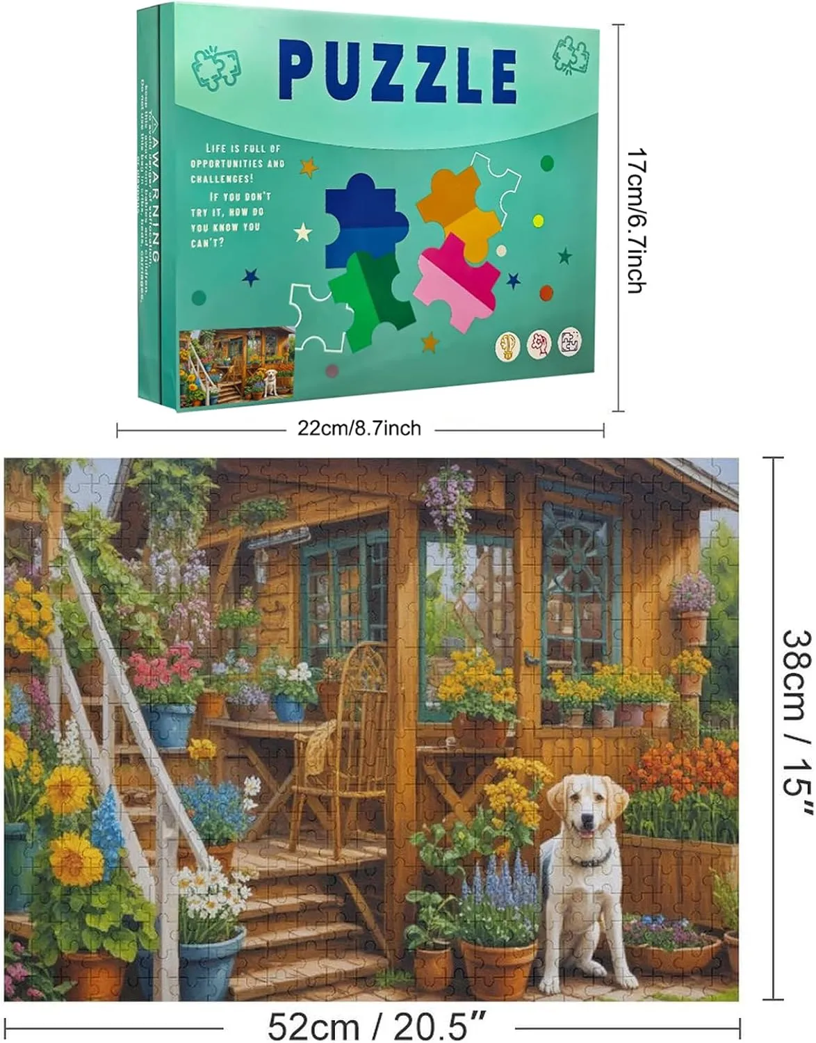 Cute Fish Near Coral Reef 500 Piece Adult Jigsaw Puzzle Jigsaw Puzzles Game for Adults Fun Indoor Activity Jigsaw Games Gift for Women Men 20.5x15 Inch