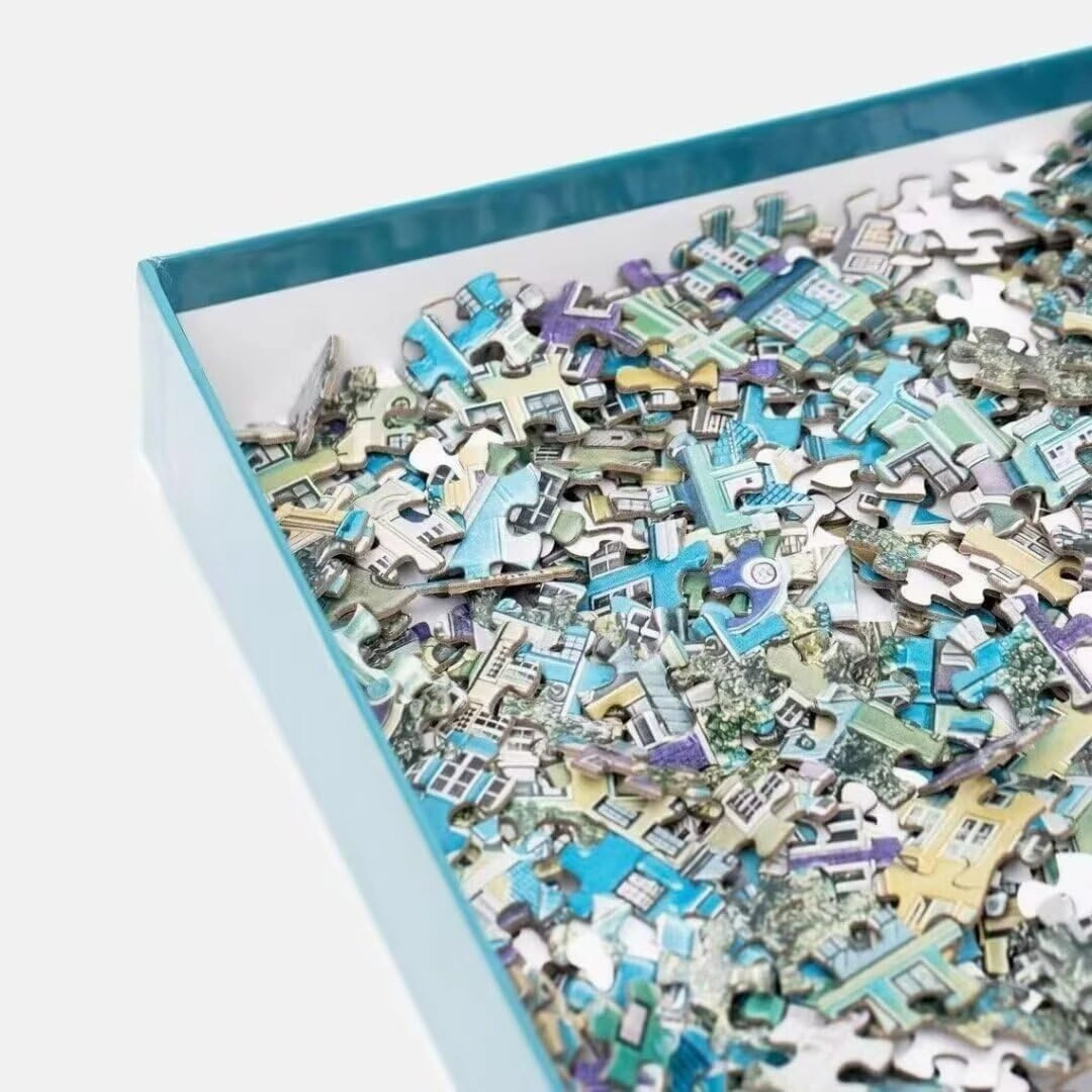 Cute Antarctic Penguin Swimming with a Freshly Caught Fish 1500 Pieces Wooden Jigsaw Puzzles for Adults Children Educational Intellectual Puzzle Toys Home Decoration Art DIY Toy Gift
