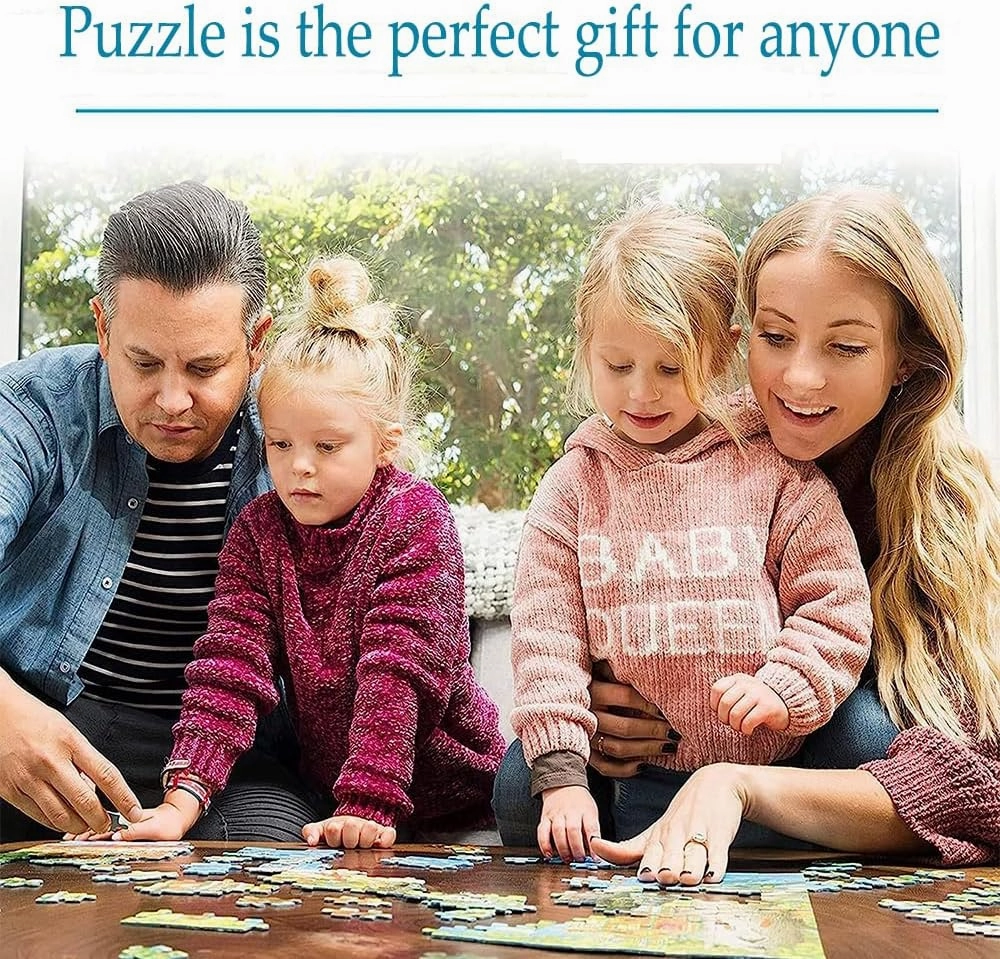 Cute Puzzles for Women Father and Son Fishing Partners for Life Intellectual Decompressing Educational Game Jigsaw Puzzles Family Puzzle Decompression Gift Intellective Educational Game 1000 Pieces