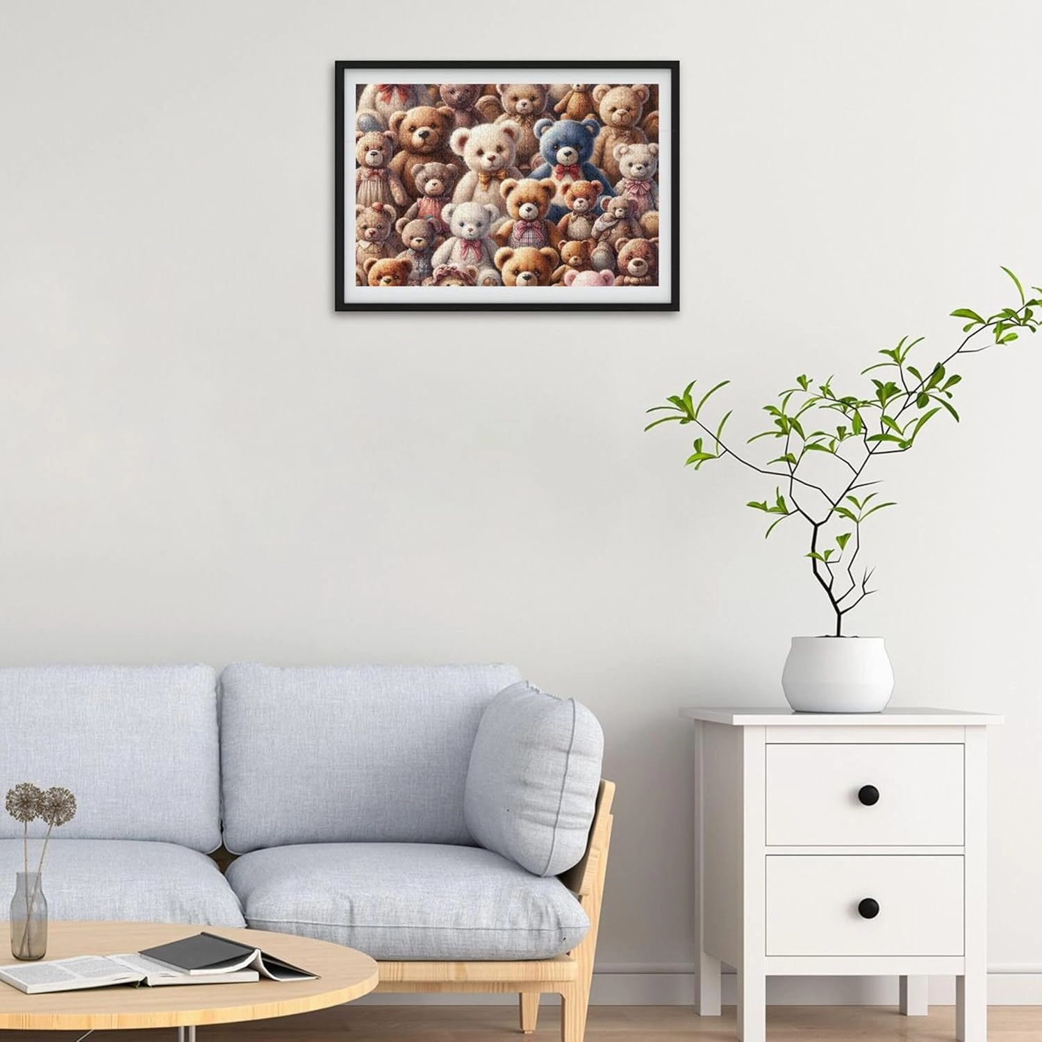 Cute Teddy Bears Adult Jigsaw Puzzles 500 Pieces Gifts for Puzzle Lovers Nature Puzzle Puzzle Toy Artwork