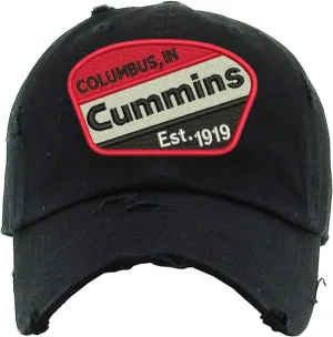 Dad Hat Cummins Engines Vintage Car Lovers Distressed Cap