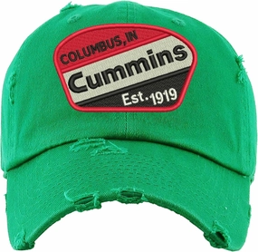 Dad Hat Cummins Engines Vintage Car Lovers Distressed Cap