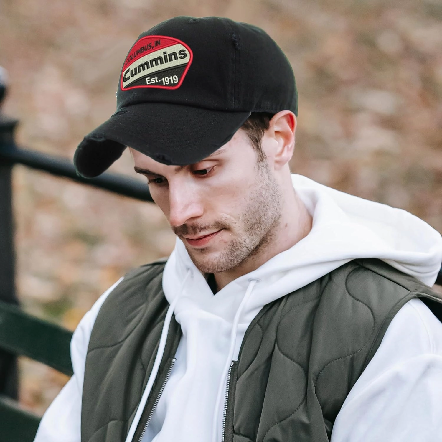 Dad Hat Cummins Engines Vintage Car Lovers Distressed Cap