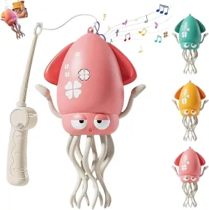 Dancing Octopus Toy, Electric Automatic Swing Magic Obstacle AvoidanceOctopus,Indoor Play & Sensory Development (Light Pink)